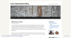 Desktop Screenshot of iowaindependentsblog.com